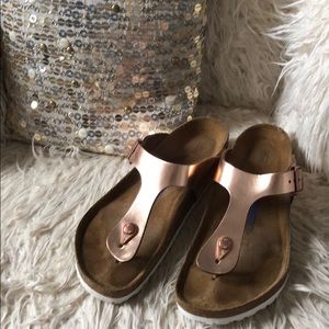 Rose Gold Birkenstock’s